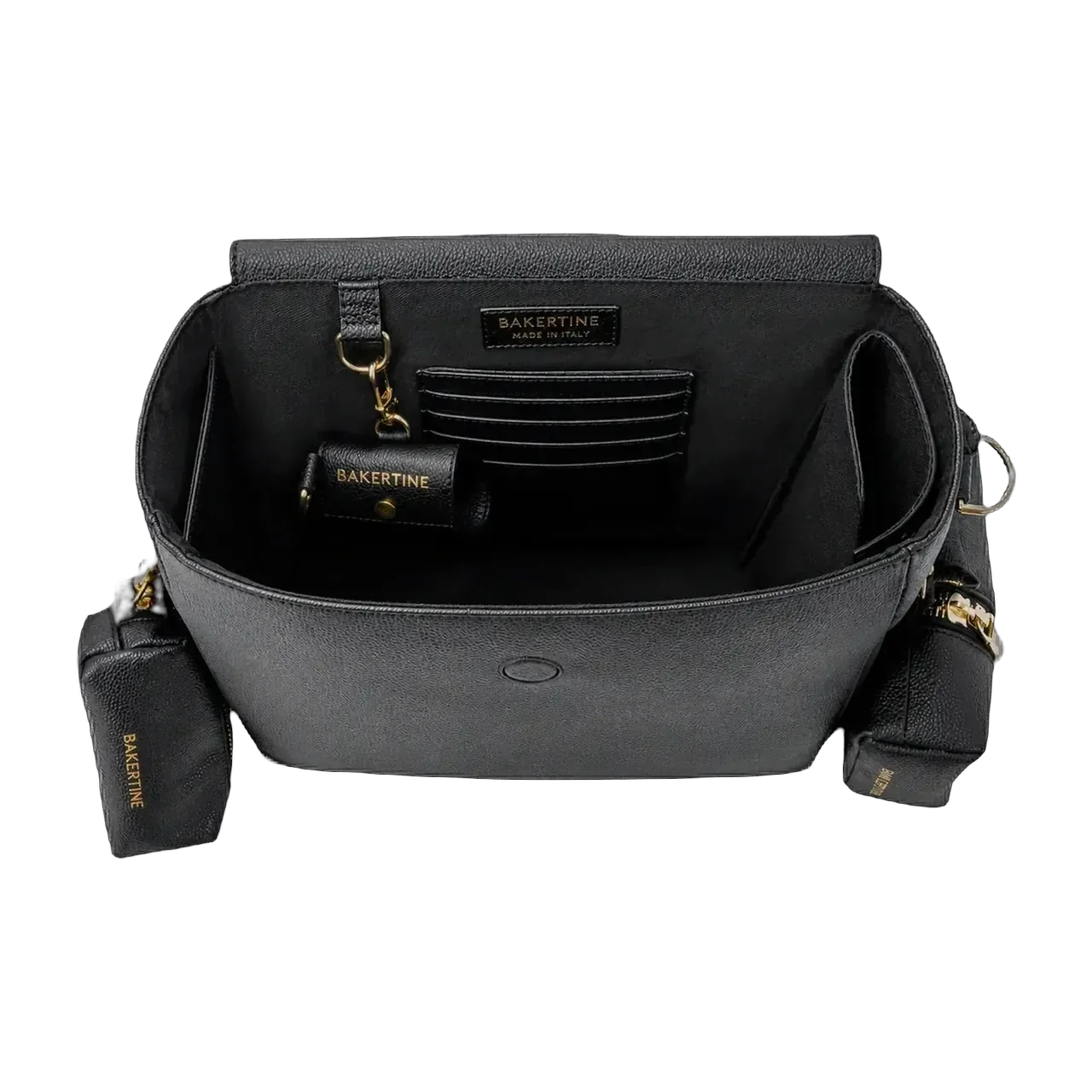 BAKERTINE All-Day Bag, Innenansicht mit eingesetzten Add-ons